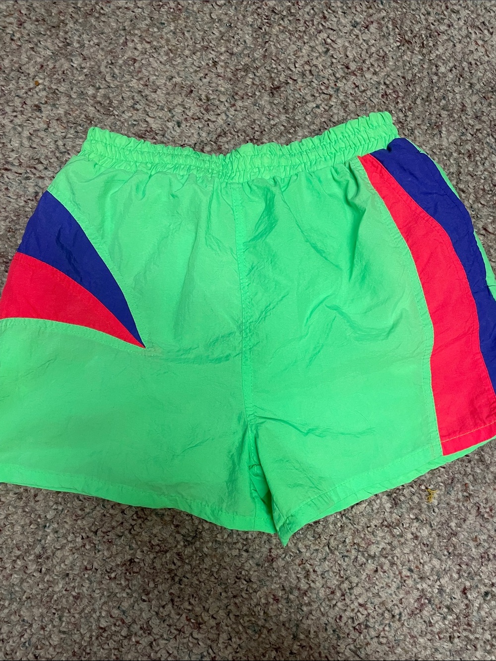Vintage 80s neon high rise shorts- sooo cute